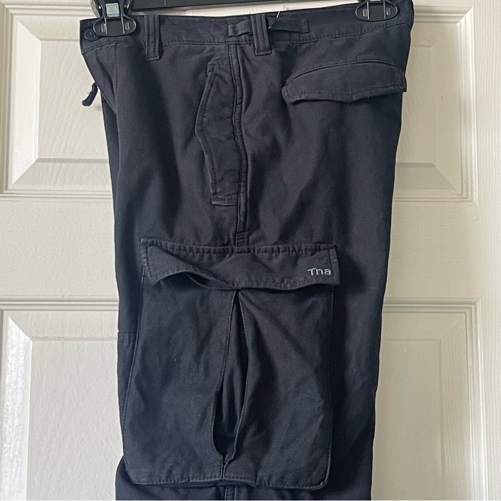 Aritzia Tna Supply Cargo Pants Black Color Size 0 Gem